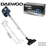 ASPIRATEUR BALAI SANS FIL SANS SAC SUR BATTERIE RECHARGEABLE DAEWOO PRO COMPACT LEGER MURAL
