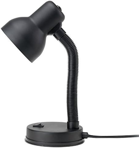 Mathias 3481931 Recky Desk Lamp, 25 W, E14 230 V, Metal, Diameter 12 cm, Height 27 cm Black