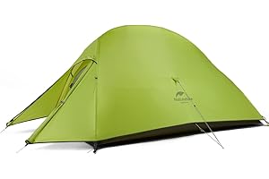 Naturehike Cloud-Up 2 Tienda de campaña 2 Personas 3-4 Estaciones Ligera Tienda de Mochila Verde Mostaza