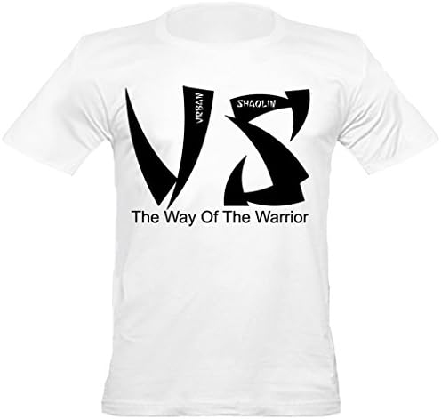Urban Shaolin Men's Large Print Urban Shaolin Fitted T-Shirt, Small, White