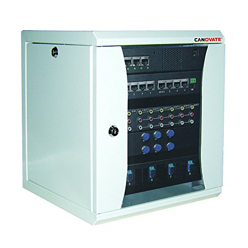 LogiLink W66Z33G Canovate SOHO Wandgehäuse (25,4 cm (10 Zoll), 6HE, 316 x 310 mm, montiert) lichtgrau