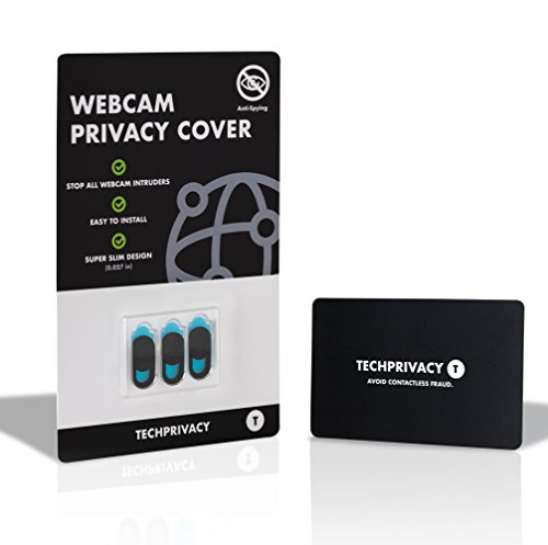 Preisvergleich Produktbild TechPrivacy Webcam Abdeckung (3er Pack + RFID)