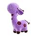 Produktbild Eizur Giraffe Weich Plüsch Plüschtier Spielzeug Puppen Baby Kinder Stofftier Tier Puppe Christmas Geschenk Geburtstagsgeschenk Kind Party Weihnachtsdeko Größe 25cm--Lila