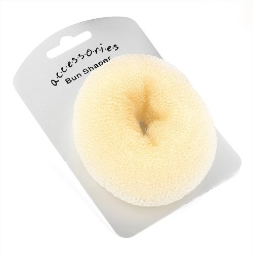 Medium Size Blonde Bun Shaper/ Bun Ring / Bun Maker/ Donut - Approx. 80 mm