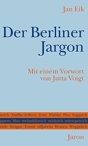 Download Der Berliner Jargon Download Der Berliner Jargon