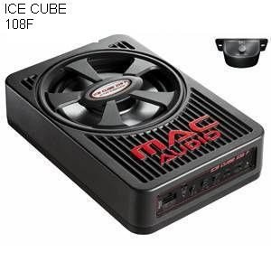 Mac Audio Ice Cube 108F - Sistema de subwoofers de coche (500 W, rango de frecuencia de 25 - 150 Hz) negro