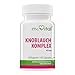 Knoblauch Komplex mit Quercetin - 455 mg - Gesunde Blutgefäße - Verhindert Ablagerungen - Geruchs- / Geschmacksneutral - 90 Kapseln
