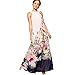 Produktbild JUTOO DressOVERMAL Sommer Frauen Casual Fit und Flare Floral ärmelloses Kleid(Mehrfarben, EU:40/CN:M)
