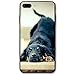 Produktbild 5.5 inch Cell Phone Case for iPhone 8 Plus Black Dog Playful Anti-Scratch Shock Proof Hard PC Protective Case Cover
