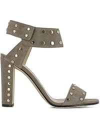 Jimmy Choo Mujer VETO100LKZLIGHTMOCHAGOLD Marrón Gamuza Sandalias