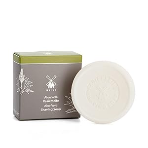 Muhle Small Chrome Lathering Bowl With 65g Aloe Vera Shaving Soap Refill - Image 3
