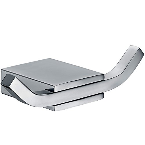 Aothpher 304 Edelstahl verchromt Handtuchhaken, Modern Chrom Handtuch Robe Luxus Quadrat Badezimmer Zubehör