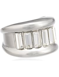 Dyrberg/Kern - Anillo de acero inoxidable con cristal swarovski