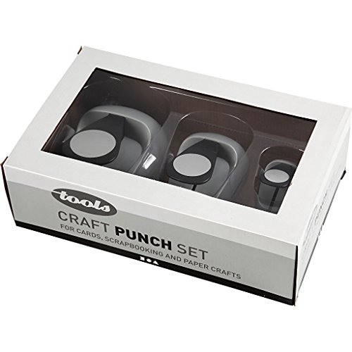 Motivstanzer-Set, Größe 25+49+75 mm, Kreis, 3 sort. - 3