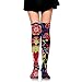 Produktbild Doormat-bag Novelty Flower Power Womens Socks Thigh High Knee High Socks Cycling Socks