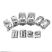 Magideal 10pcs Switch Cover Housing Button Cap For Harley SOFTAIL DYNA FLHTC-Silver RS.1000.00