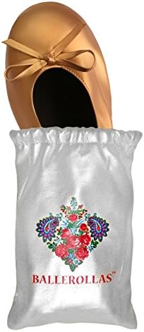 Foldable Ballet Flats Rollas – After Party Shoes – Removable Shoes, Brown, Size 37/38