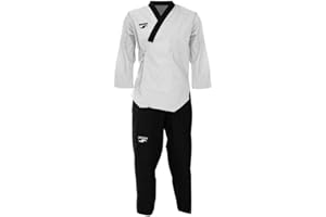 Dorawon, Dobok Poomsae brodé DAN MEN, col Y noir