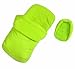 NEW BABY TRAVEL FOOTMUFF & HEAD HUGGER - PLAIN LIME