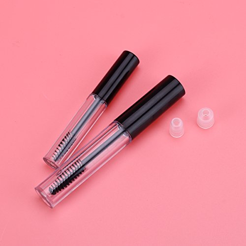 Frcolor 2pcs leer Wimpern Tube Mascara Tube DIY-Container Mascara Pinsel Wimpern Zauberstab Flasche - 2