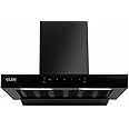 Glen 90 cm 1200 m³/hr Filterless Thermal Autoclean Kitchen Chimney, T-Shaped |(Hood Anya 90,Touch & Gesture Control,Black)
