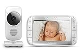 Motorola MBP 48 Video Babyphone mit 5.0 Zoll Farbdisplay und bis zu 300 Meter Reichweite, weiß - 2