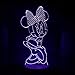 Produktbild 3D Nachtlicht Minnie Led Nachtlicht 3D Illusion 7 Farbe Touch Sensor Raumdekoration Schlafzimmer Lampe Kind Kind Baby Nachtlicht Lampe Nacht