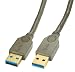 Produktbild LINDY 31277 Typ A auf A Kabel (2m, USB 3.0) anthrazit