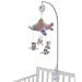SHILOH Baby Crib Mobile with Musical Box & Holder, Pink Airship