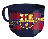 Fácil de limpiar CYP Imports TZ-01-BC Tazón Desayuno plástico 60 cl, diseño Futbol Club Barcelona, 0, 0, 0 Inches