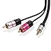 Price comparison product image aricona 3.5mm Jack to 2 x RCA Jack Stereo Audio Cable 1,5m Premium Y Cable