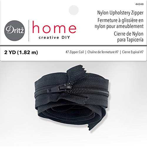 79 Off On Dritz Home Nylon Upholstery Zipper 72 Black On