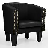 ZEITLOSES DESIGN: Dieses Sitzmöbel mit zeitlosen Zierknöpfen ist ein einzigartiger Blickfang in jedem Raum. Der Sessel lädt nicht nur zum Entspannen ein, sondern bereichert mit seinem klassischen und eleganten Design auch Ihren Wohnbereich. Er ist die ideale Ergänzung für Wohnzimmer, Büro oder andere Bereiche, in denen Komfort und Eleganz erwünscht sind.