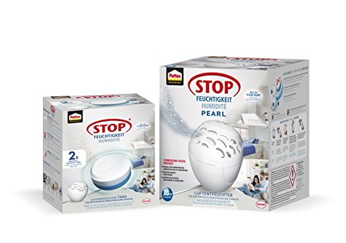 Pattex Stop Feuchtigkeit Pearl Luftentfeuchter Nachfüllpack / Gegen Feuchtigkeit und schlechte Gerüche / Geruchsneutralisierung bis zu 70% / 2 Nachfülltabs (2 x 300g) - 2