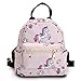 Produktbild JameStyle26 Einhorn Unicorn Hochwertiger Kinderrucksack Stern Star Kindergarten Rucksack Jugend Schultasche Teenie Backpack Junge & Mädchen (Rosa)
