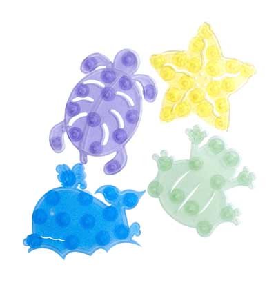 Babyway Little Wonders Small Safari Bath Splats (Multi-Coloured)