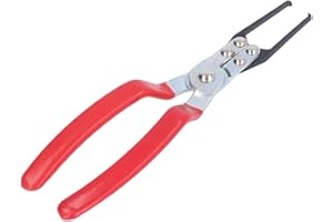 ERHUO 9-1/16" Long 3-3/4" Maximum Open 100mm Relay Puller Plier, Universal Fuse Puller Tool, Metal Fuse Remover for Automotive Tools