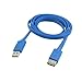 Produktbild sourcingmap® USB 2.0 Typ A Buchse auf Stecker Lightning Kabel 1,5 M blau