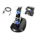 Produktbild PS4 Controller Ladestation Charger MINLUK Playstation 4 Ladegerät Zubehör für Playstation 4 Pro / PS4 Slim / PS4 / Dualshock 4 Games Controller mit USB Kabel und LED Anzeige
