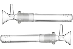 BMTICK Adattatore Diffusore Chimico Down Stem e Adattatore per Imbuto, 14mm, 12cm, Set di 4