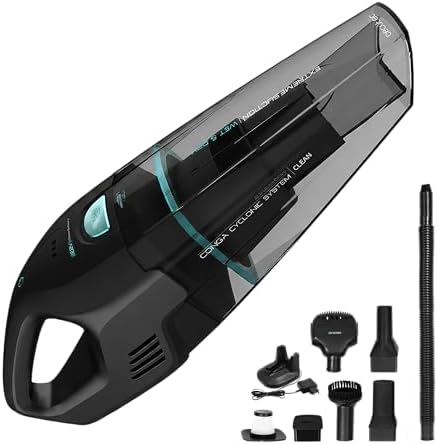Cecotec Aspirapolvere portatile senza fili Conga Immortal Extremesuction 22,2 Animal Hand Neo. 150 W, Batteria 22,2V, 10kPa, Serbatoio 500ml, Filtro ad alta efficienza, Accessorio per Animali