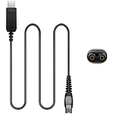 Raeisusp HQ8505 15 V g&uuml;&ccedil; kablosu USB şarj kablosu elektrikli tıraş makineleri i&ccedil;in Philips 3000 serisi 5000 7000 9000 Norelco