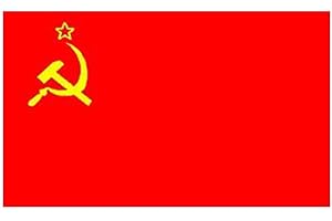 SHATCHI 5ft x 3ft Soviet Union USSR National Flag Sporting Events Pub BBQ Decorations for Rugby Football Sports World Cup 2023 Banner Fan Support Table Cover