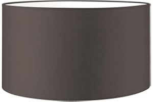 HOME SWEET HOME COLLECTION Home Sweet Home Moderno Paralume Bling | cilindro | 45/45/23cm | Cioccolato | Paralume in tessuto di cotone | per attacco lampadina E27 | testato RoHS | per lampada a sospensione