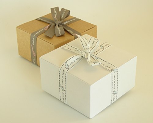 Packung mit 10 x Selbstmontage Geschenkbox (Code#B) Karton Flach Packung Selbstmontage Geschenkbox passend für Schokoladen, Juwelen, Klein Geschenke - 3