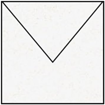 Paperado 164 x 164 mm Square Lined Tissue Envelope - Marble White (Pack of 5)