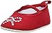 Pumpkin Patch Baby-Girl Baby Velvet Ballerina First Walking Shoes W4FW10016 Love Heart Red 4 UK Child, 20 EU