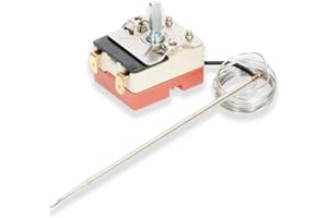 DL SERVICE Termostato universal para horno compatible con horno Ariston/Hotpoint/Indesit y muchas otras marcas, temperatura/pieza de repuesto de calidad temperatura 50-290°