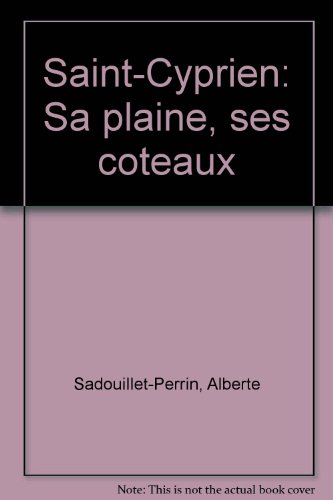 couverture de : SAINT-CYPRIEN