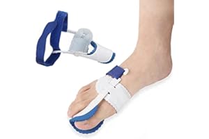 Davartis Hallux Valgus Korrektur Schiene 2 Stück Universalgröße, rechts und links (1x 2 Halluxschienen)